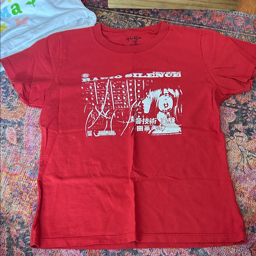 Brandy Melville Red Graphic Tee